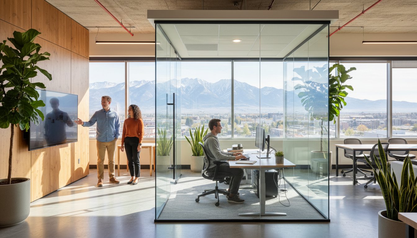 Glass Partitions for Lehi Tech Offices: A 2026 Guide to Silicon Slopes Design