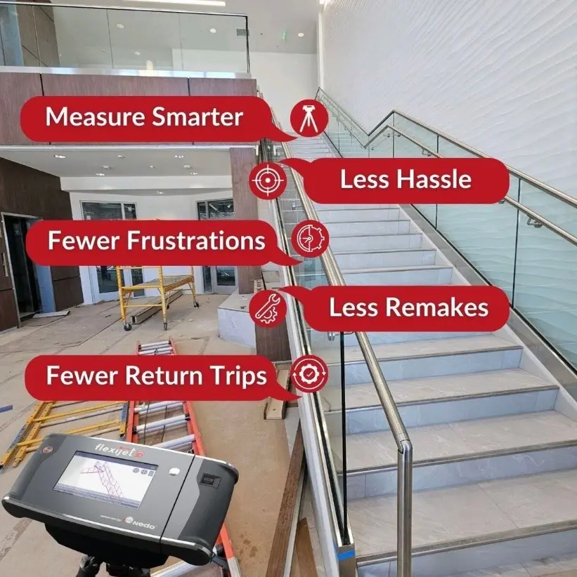 stair railing install