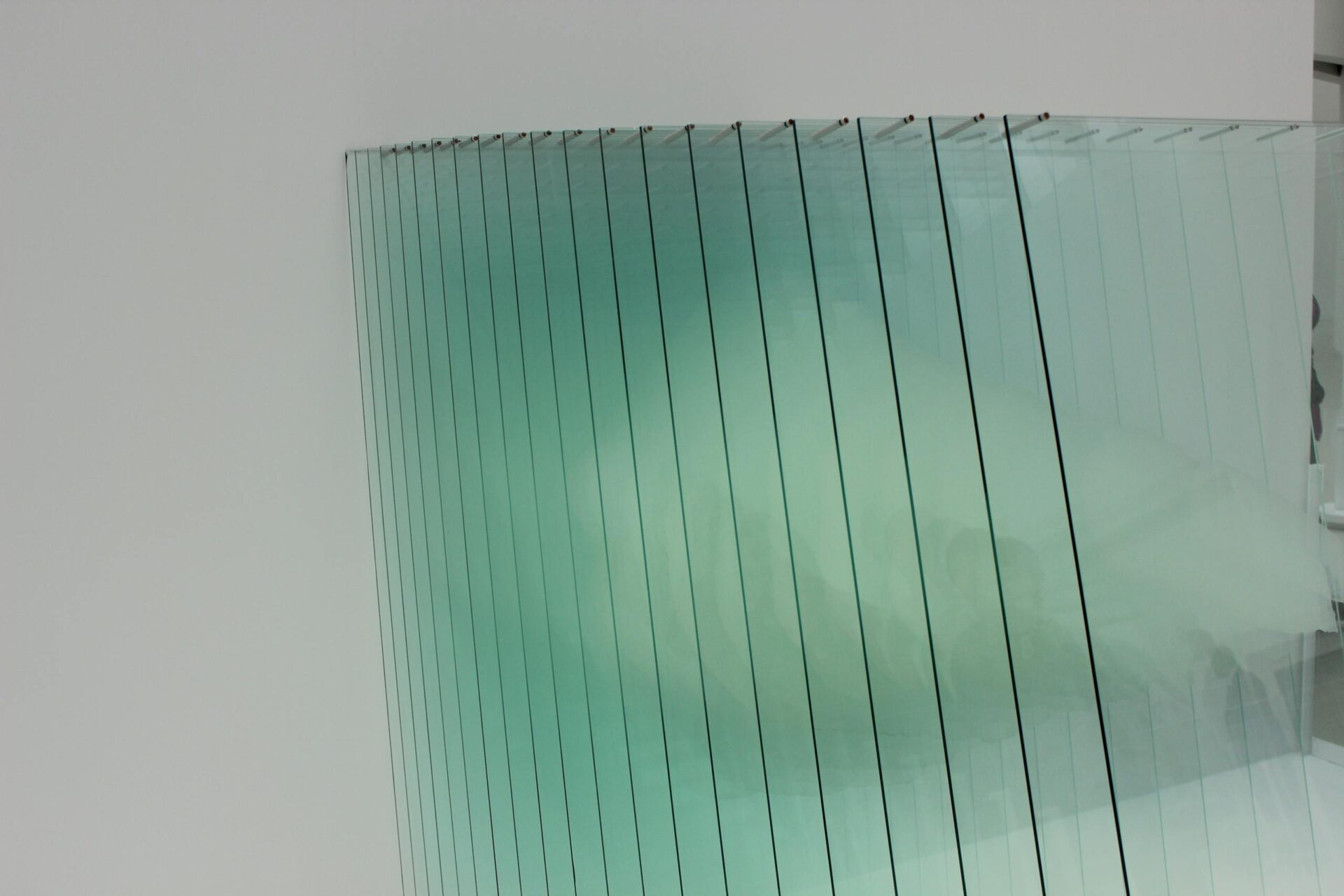Abstract image showing glass panels