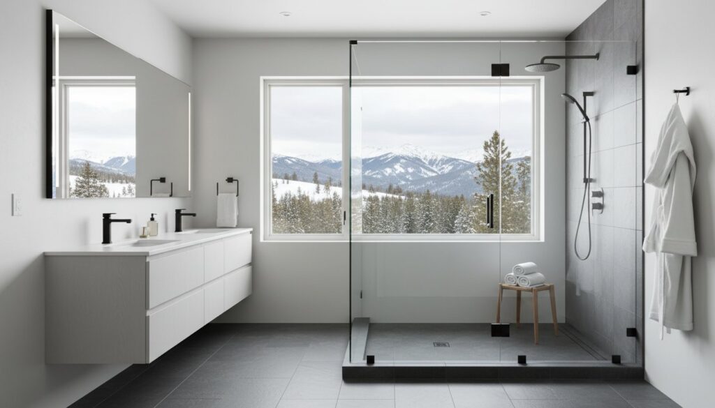 Frameless Glass Showers in Park City: A Guide to Mountain Modern Luxury