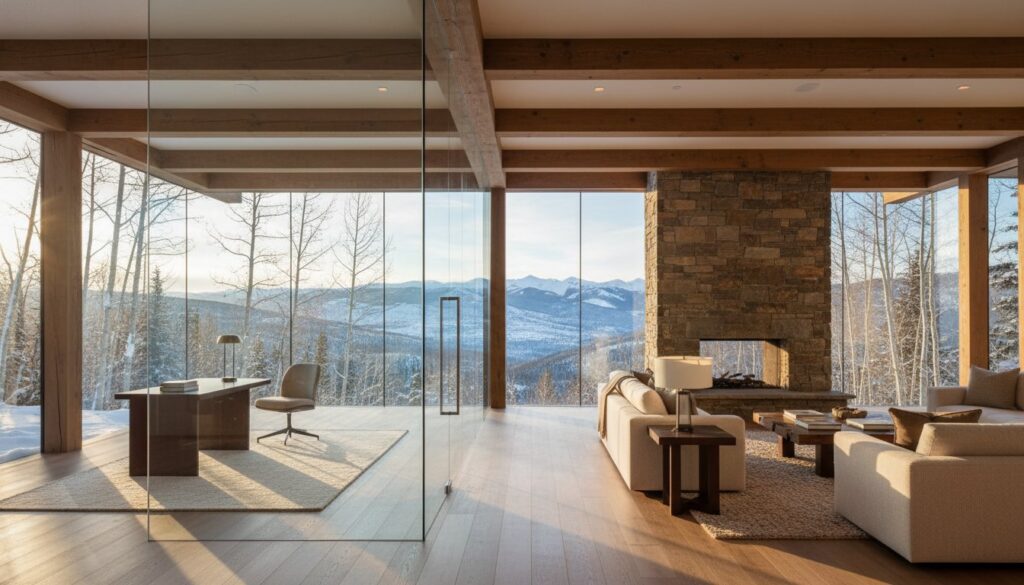 Bespoke Glass Partitions in Park City: Elevating Mountain Modern Interiors 9 Bespoke Glass Partitions in Park City: Elevating Mountain Modern Interiors