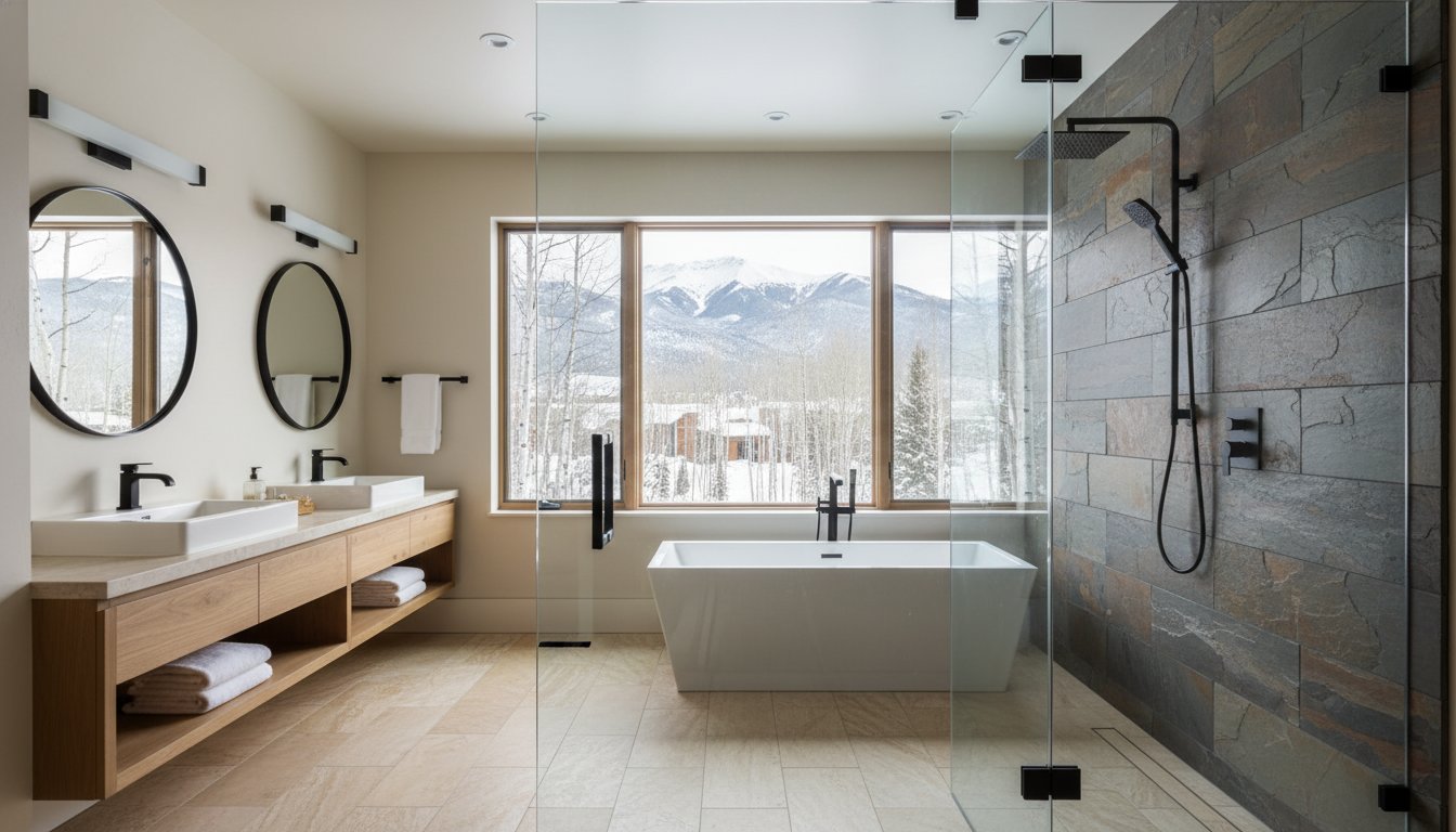 Custom Glass Shower Doors in Park City: The Luxury Design & Installation Guide