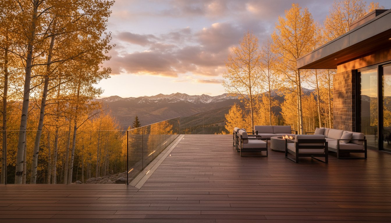 Exterior Glass Railing in Park City: A 2026 Guide to Views and Durability
