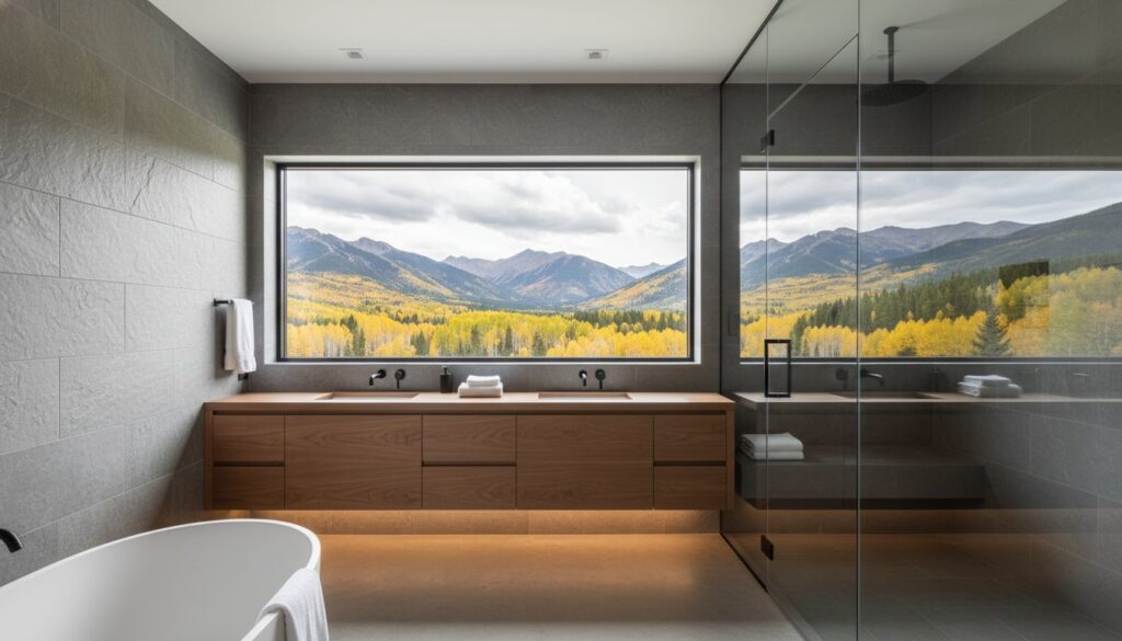 Spa Bathroom Design in Deer Valley, UT: A Guide to Mountain Modern Luxury