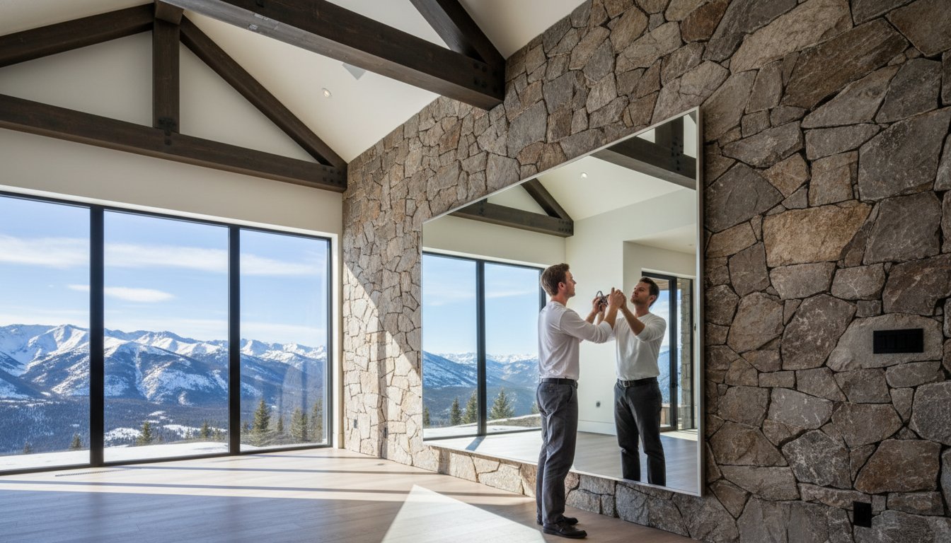 Custom Cut Mirrors in Park City: Precision Fabrication for Luxury Interiors