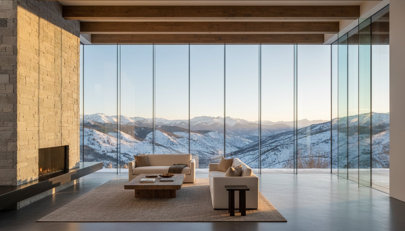 Custom Glass Projects in Park City: Elevating Mountain Modern Luxury