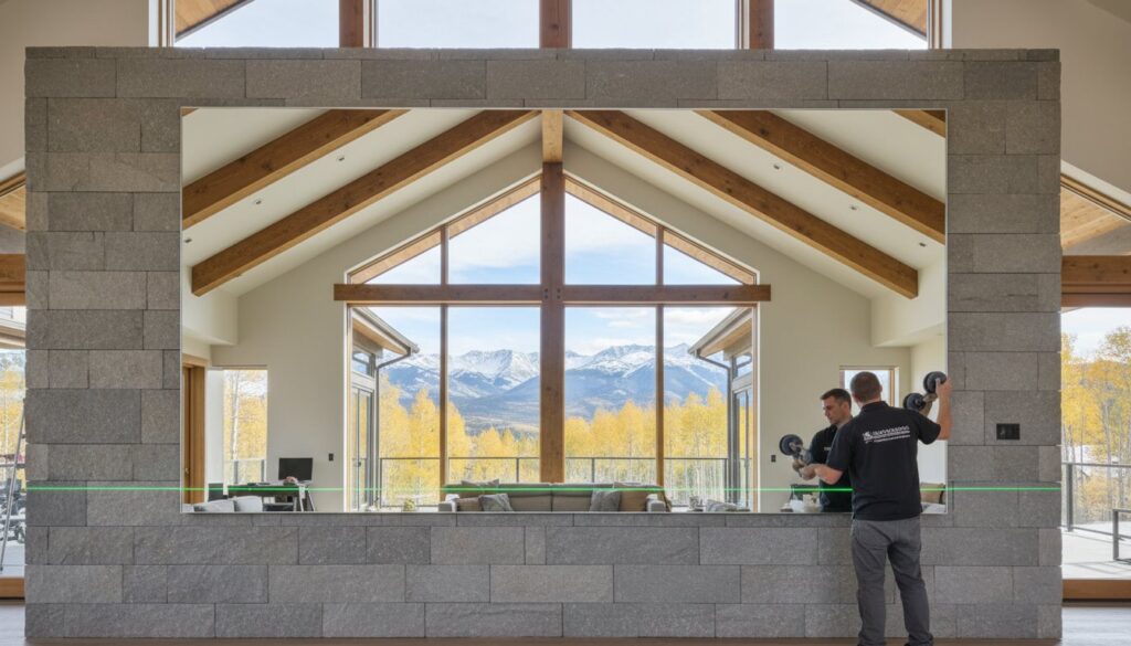 Large Wall Mirror Installation in Park City: The Luxury Precision Guide