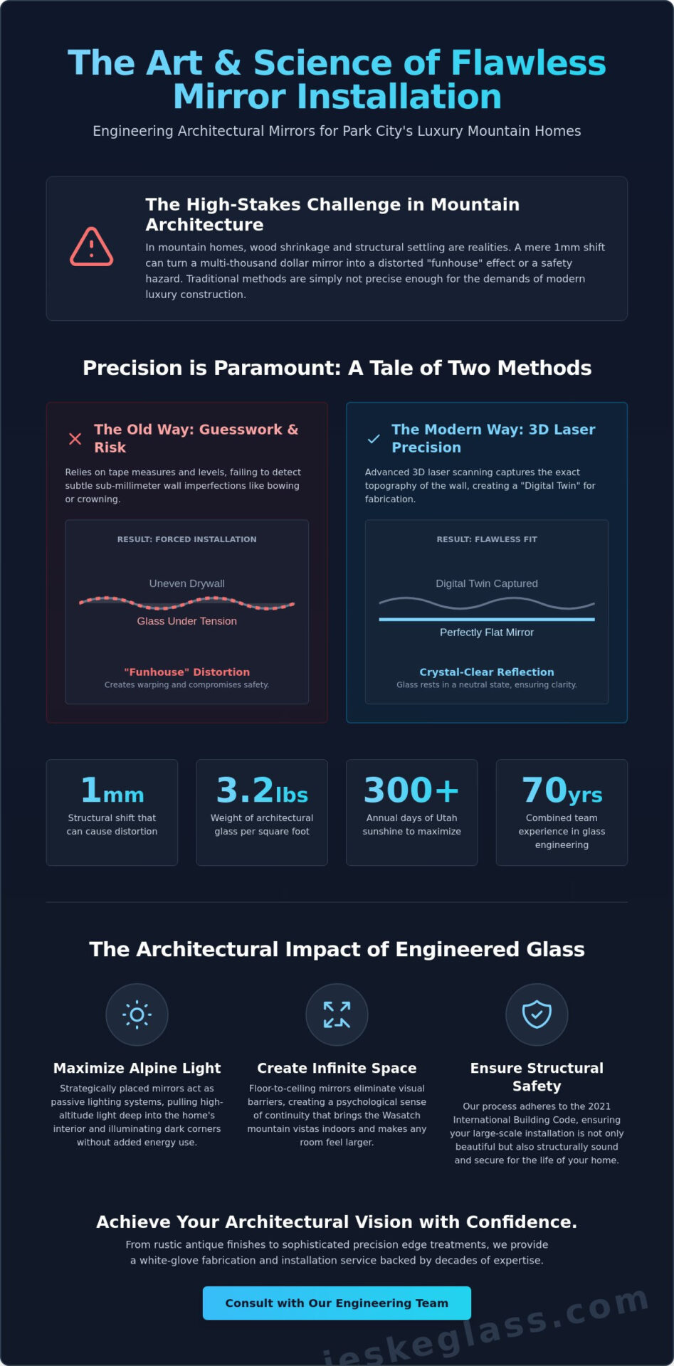 Large Wall Mirror Installation in Park City: The Luxury Precision Guide 1 Large Wall Mirror Installation in Park City: The Luxury Precision Guide