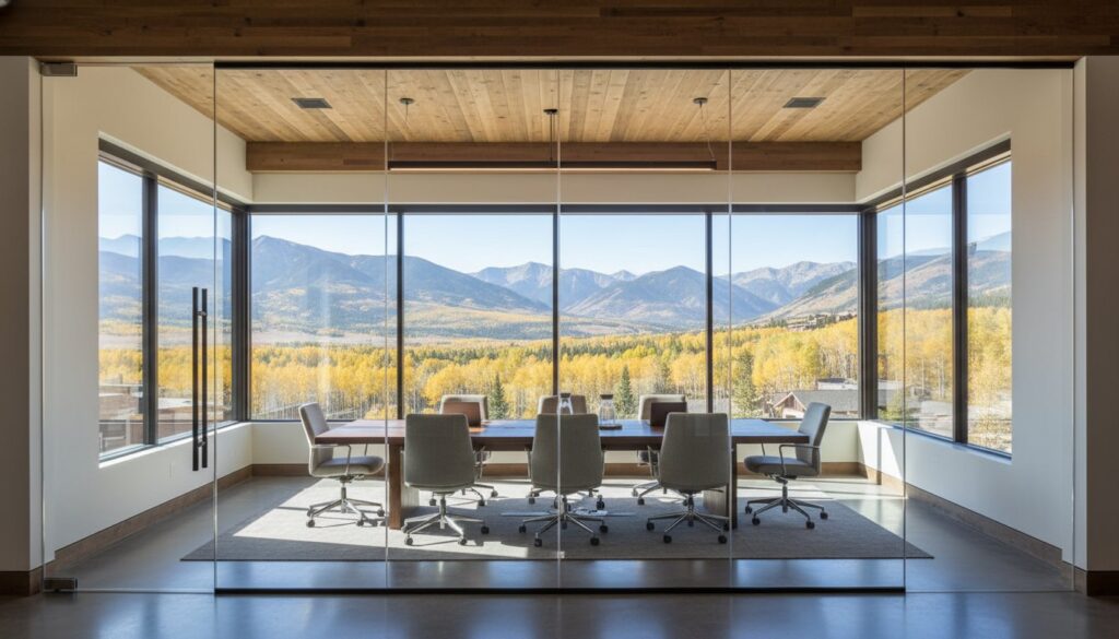 Office Glass Partitions in Park City: A Guide to Professional Transparency and Design 1 Office Glass Partitions in Park City: A Guide to Professional Transparency and Design