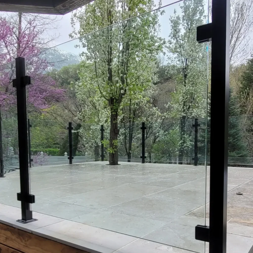 Glass Railing Installation in Alpine