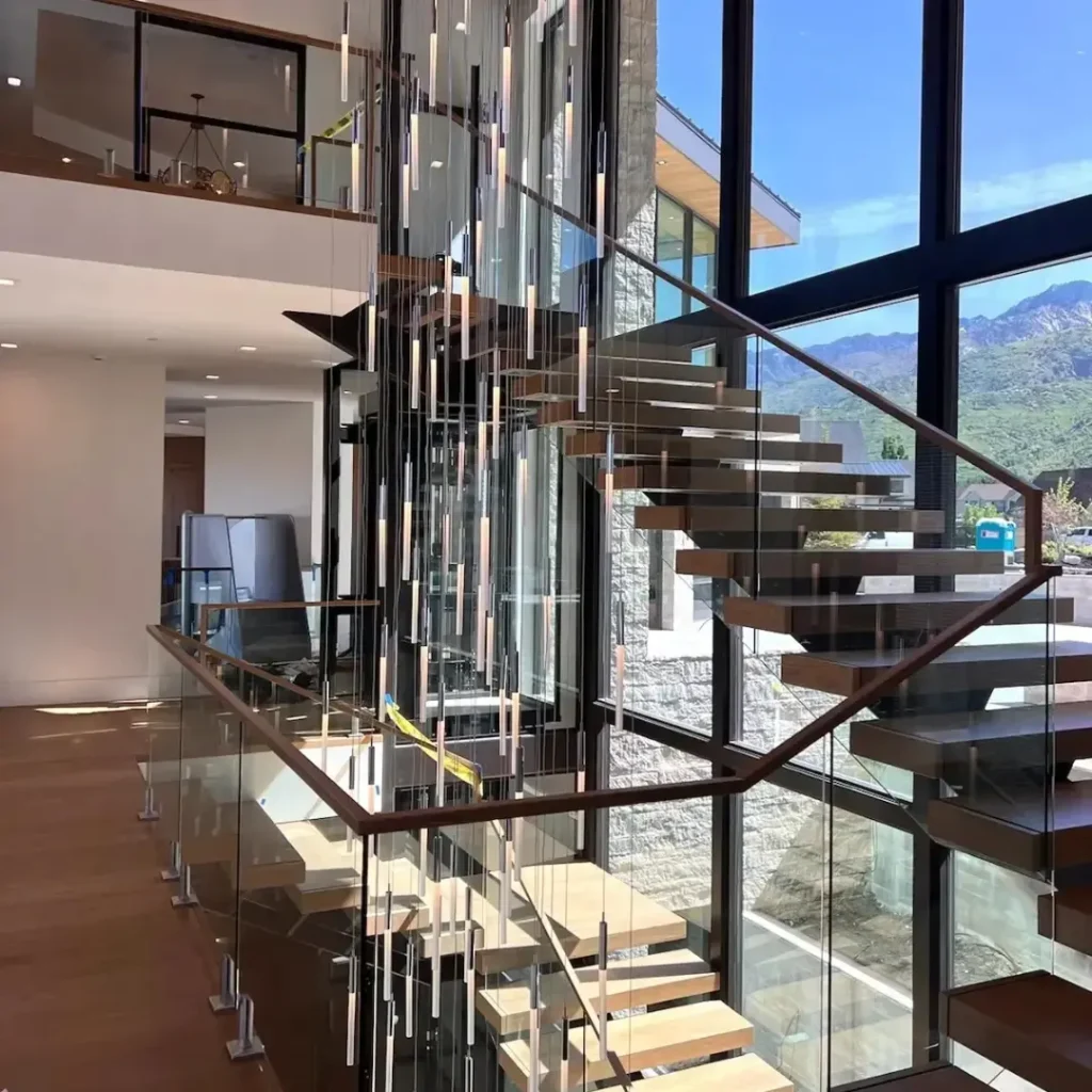 Glass Railing Installation in Heber