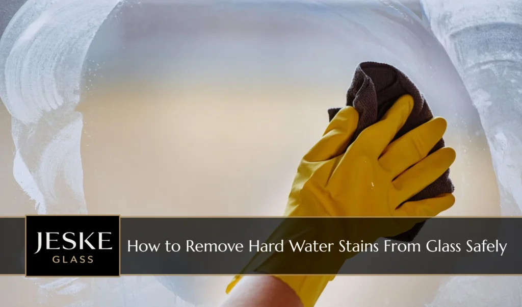 How to Remove Hard Water Stains From Glass Safely