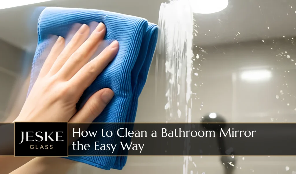 How to Clean a Bathroom Mirror the Easy Way