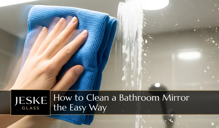 How to Clean a Bathroom Mirror the Easy Way